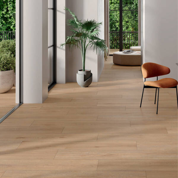 Керамограніт Almera Ceramica (Spain) P.E. Nanotech Nordby Honey Mt Rect 30x150 см, фото 1