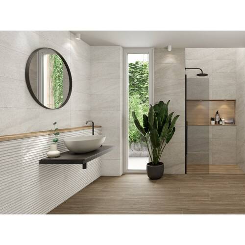 Плитка Ceramica Deseo Waves Pietra Stone Beige Mt 30x60 см, фото 2