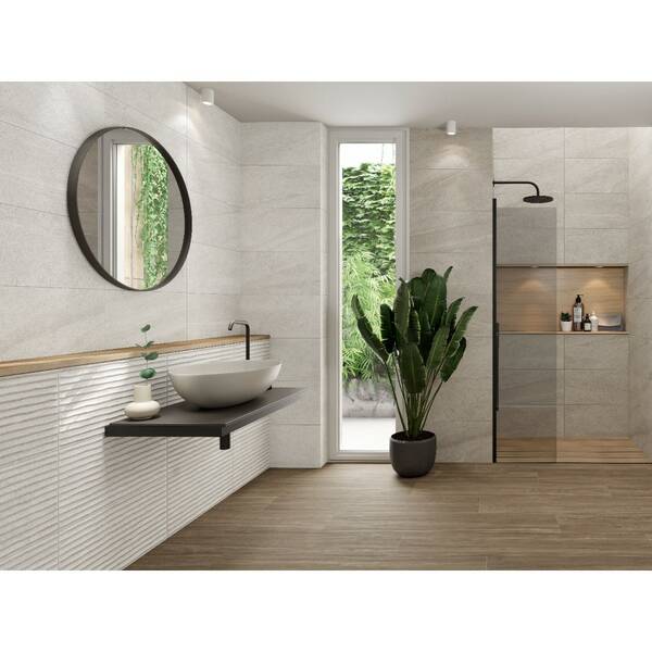 Плитка Ceramica Deseo Waves Pietra Stone Beige Mt 30x60 см, фото 2