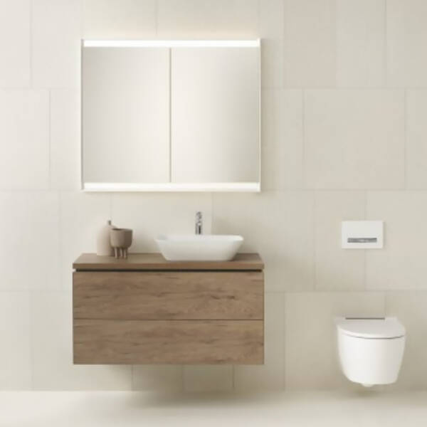 Тумба для раковини Geberit ONE 505.264.00.6 підвісна 105 см горіх темний, фото 6