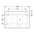 Зеркало Geberit Option Plus Square 502.784.00.1 с LED-подсветкой 1050х700 мм, фото 3