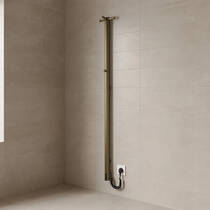 Полотенцесушитель электрический Mario Ray Cubo-I 1500x30/130 TR 1500х30 мм бронза 50 Вт, фото №5