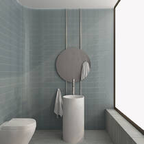 Плитка WOW Sweetbars Mineral Grey Gloss 12,5х25 см, фото №2
