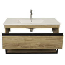 Тумба Аква Родос Лофт Айрон 12293 консольна севілья з раковиною Arte 100 см, фото №6