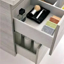 Тумба Royo Onix C0074436 60 см с раковиной Slim, серый цемент, фото №4