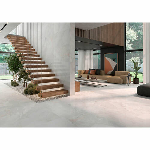 Керамограніт Geotiles Oni White 60x120 см, фото 2