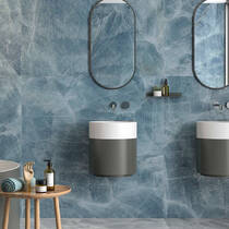 Керамограніт Geotiles Frozen Blue 60x120 см, фото №1