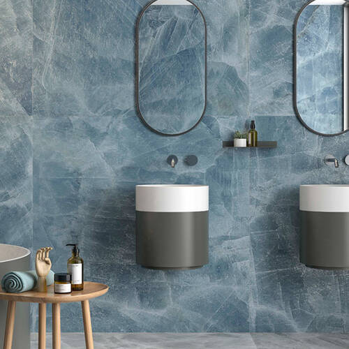 Керамогранит Geotiles Frozen Blue 60x120 см - купить в интернет