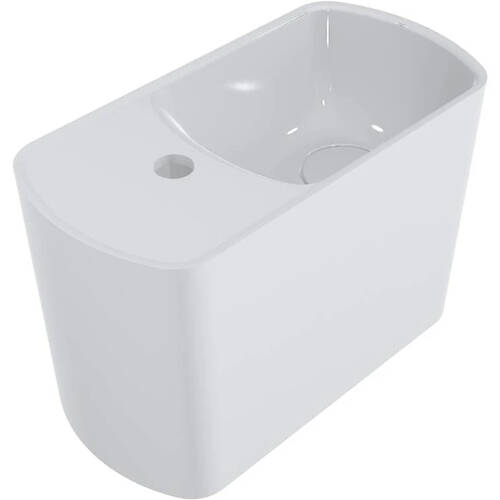Раковина Miraggio Helix 450 R 45 см білий глянцевий, фото 1