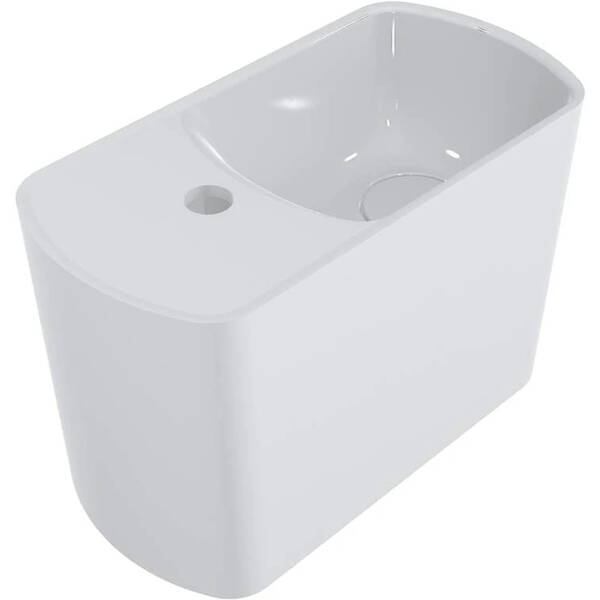 Раковина Miraggio Helix 450 R 45 см білий глянцевий, фото 1