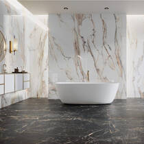 Плінтус Cerrad Calacatta Gold Poler Baseboard 8x59,7 см, фото №2