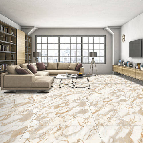 Керамограніт Almera Ceramica-2 Royal Calcatta Gold 60x120 см, фото 1