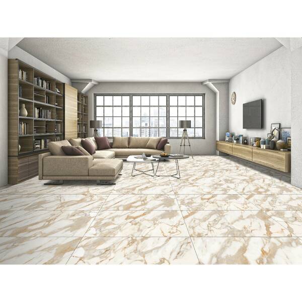 Керамограніт Almera Ceramica-2 Royal Calcatta Gold 60x120 см, фото 8