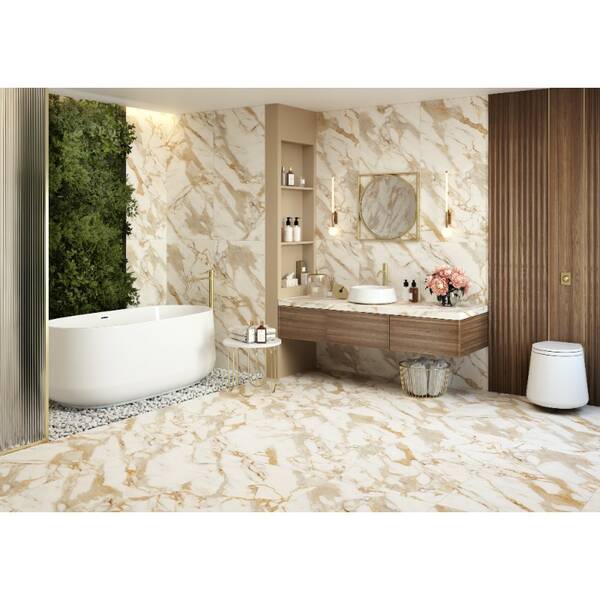 Керамограніт Almera Ceramica-2 Royal Calcatta Gold 60x120 см, фото 9