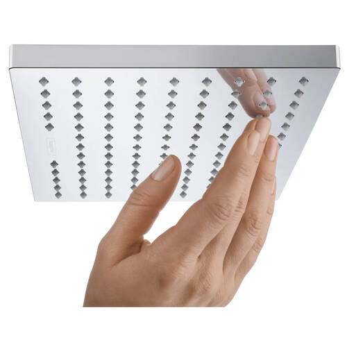 Верхний душ Hansgrohe Vernis Shape Overhead shower 230 1jet EcoSmart 26283000 хром, фото 3