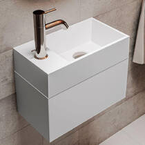 Раковина Miraggio Copper 400 40 см белый глянцевый, фото №5