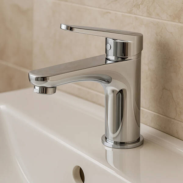 Змішувач для раковини Devit Style 17011120 без донного клапана, хром, фото 1