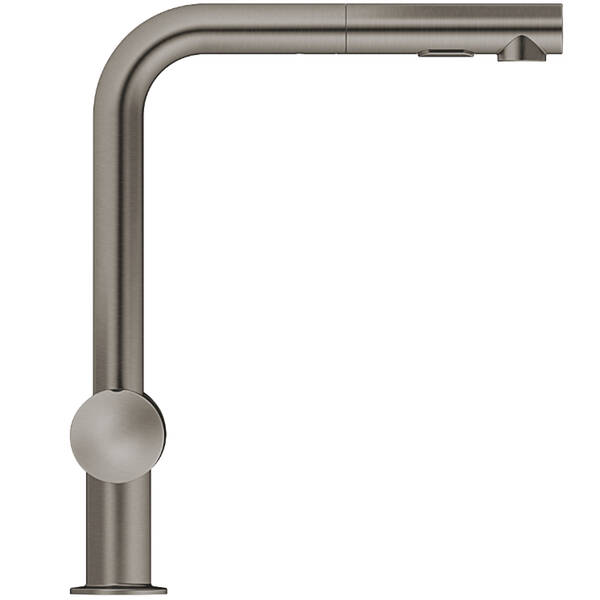 Змішувач для кухні Grohe Minta 31558AL0 із запірним клапаном для пральної або посудомийної машини, графіт темний матовий, фото 3