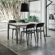Стіл Bontempi Casa Mago 10135 база M089 Lacquered Aluminium, топ L054 Natural Concrete 180х80х75, фото 2