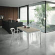 Стіл Bontempi Casa Mago 10135 база M089 Lacquered Aluminium, топ L054 Natural Concrete 180х80х75, фото 1