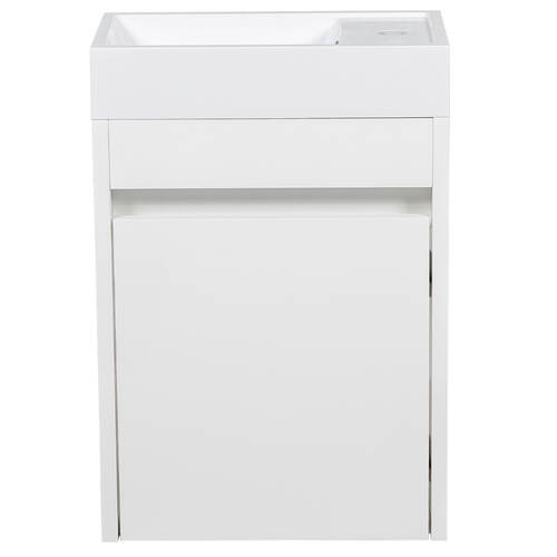 Тумба з раковиною Аква Родос Вінтаж 15453 консольна 40 см білий, фото 4