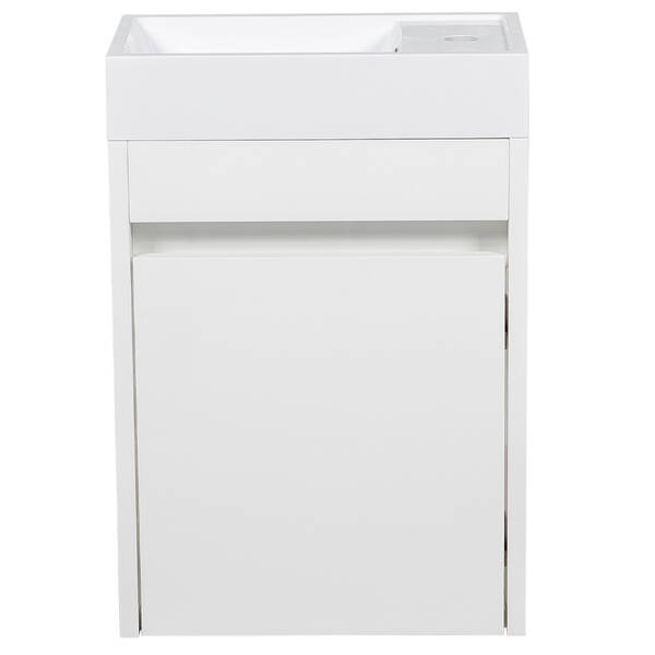 Тумба з раковиною Аква Родос Вінтаж 15453 консольна 40 см білий, фото 4