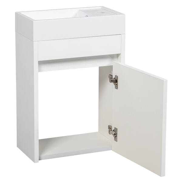 Тумба з раковиною Аква Родос Вінтаж 15453 консольна 40 см білий, фото 3