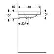 Раковина Geberit iCon Light 501.834.00.3 60 см, фото 4