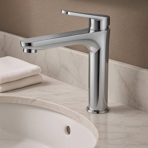 Смеситель для раковины Devit Style 17012120 без донного клапана, хром, фото 1