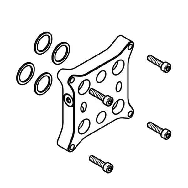 Адаптер Hansgrohe iBox 93181000 со сменными соединениями, фото 1