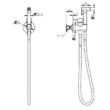Гігієнічний душ Devit  CV17011011Style, чорний матовий, фото 2