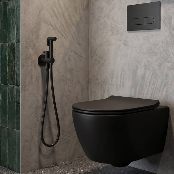 Гігієнічний душ Devit  CV17011011Style, чорний матовий, фото 1