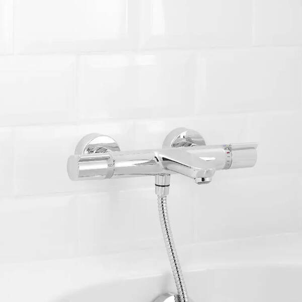 Змішувач для душу Hansgrohe Versostat 2 15348000 з термостатом, хром, фото 4