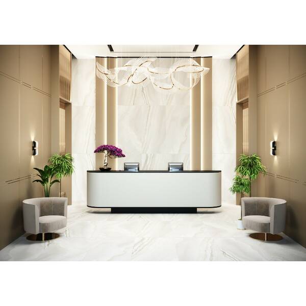 Керамограніт Almera Ceramica (Spain) Ec.Sorela White 75x150см, фото 3