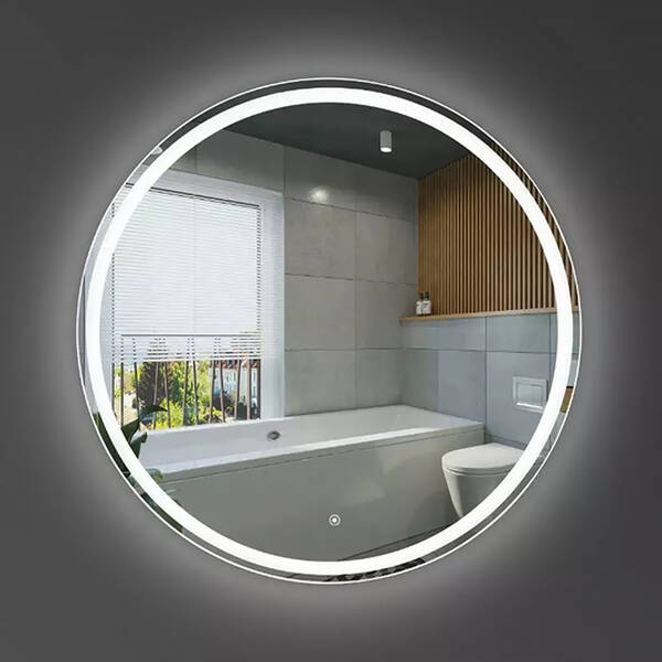 Дзеркало Devit AllRound 5501070 кругле з LED підсвіткою та тачсенсором 678x678 мм, фото 3