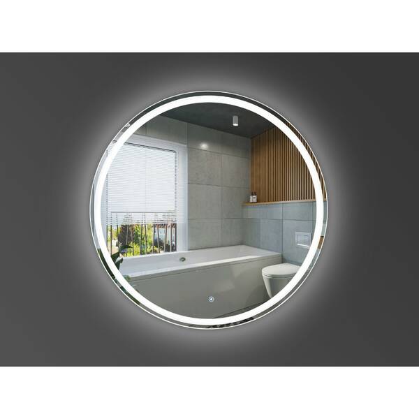 Зеркало Devit AllRound 5501080 круглое с подсветкой LED и тачсенсором 778x778 мм, фото 1