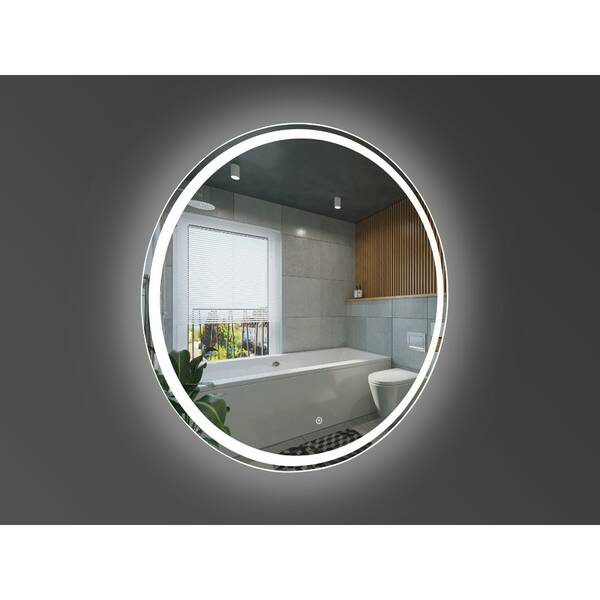 Зеркало Devit AllRound 5501080 круглое с подсветкой LED и тачсенсором 778x778 мм, фото 2