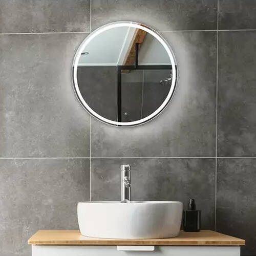 Зеркало Devit AllRound 5501090 круглое с LED подсветкой и тачсенсором 878x878 мм, фото 1