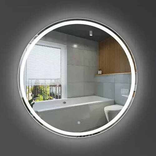 Зеркало Devit AllRound 5501090 круглое с LED подсветкой и тачсенсором 878x878 мм, фото 2