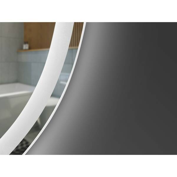 Зеркало Devit Style 5415080 асимметричное с LED подсветкой и тачсенсором 800х500 мм, фото 4