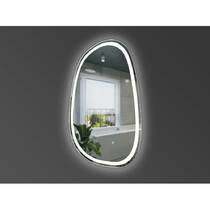 Зеркало Devit Style 5416090 Асимметричное зеркало с LED подсветкой и тачсенсором 628x928 мм., фото №2