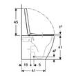 Унітаз підлоговий Geberit iCon 502.383.JT.1 Rimfree з сидінням Soft Close, фото 4
