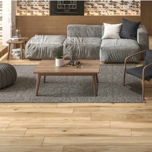 Керамограніт Ceramica Deseo Nova Brown 20x120 см, фото 2