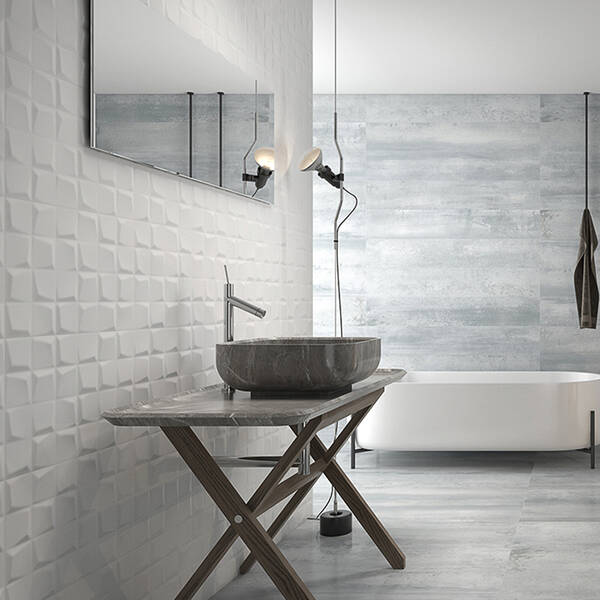 Плитка Geotiles Blancos Blanco Brillo Rlv 30x90 см, фото 2