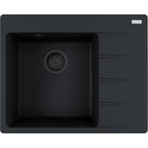 Кухонная мойка Franke CNG 611-62 TL Black Edition 114.0699.242 фрагранит, черный матовый, фото №2