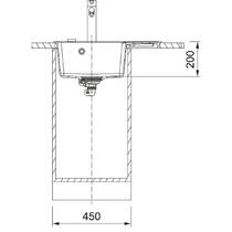 Кухонная мойка Franke CNG 611-62 TL Black Edition 114.0699.242 фрагранит, черный матовый, фото №4