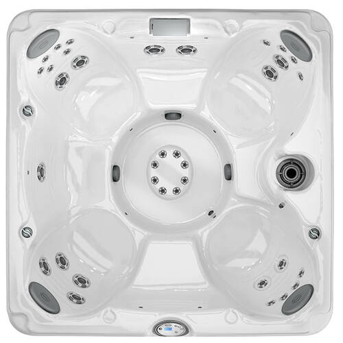 Міні-бассейн Jacuzzi J-245 213*213*h91 Platinum\Roasted Chestnut з дахом (накрииттям), фото 2
