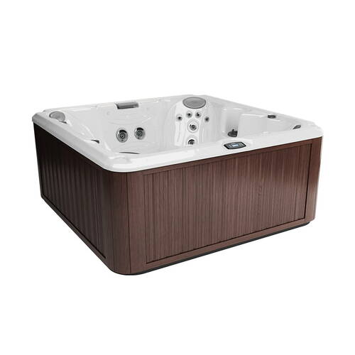 Мини-басссейн Jacuzzi J-245 213*213*h91 Platinum\Roasted Chestnut с крышей, фото 1