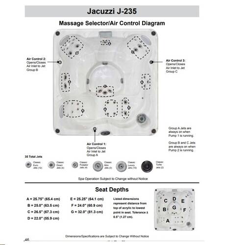 Минибассейн Jacuzzi J-235 с крышей (накрытием) ZI12AGGEPLW0 + 903003210, 213x213xh91 Silver Wood/Platinum, фото 4