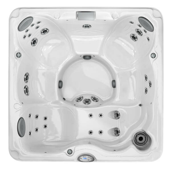 Минибассейн Jacuzzi J-235 с крышей (накрытием) ZI12AGGEPLW0 + 903003210, 213x213xh91 Silver Wood/Platinum, фото 2